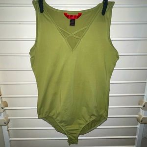 Olive Green Bodysuit